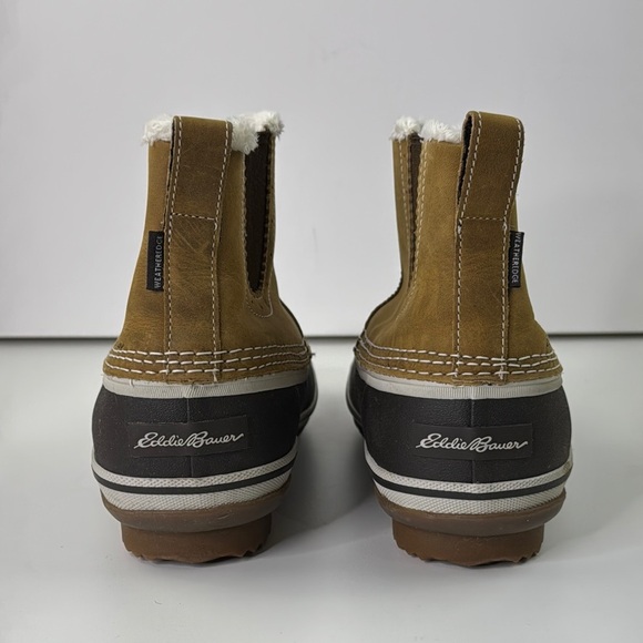 EB Originals Hunt Pac Eddie Bauer Tan and Brown Waterproof Boots - Picture 10 of 15